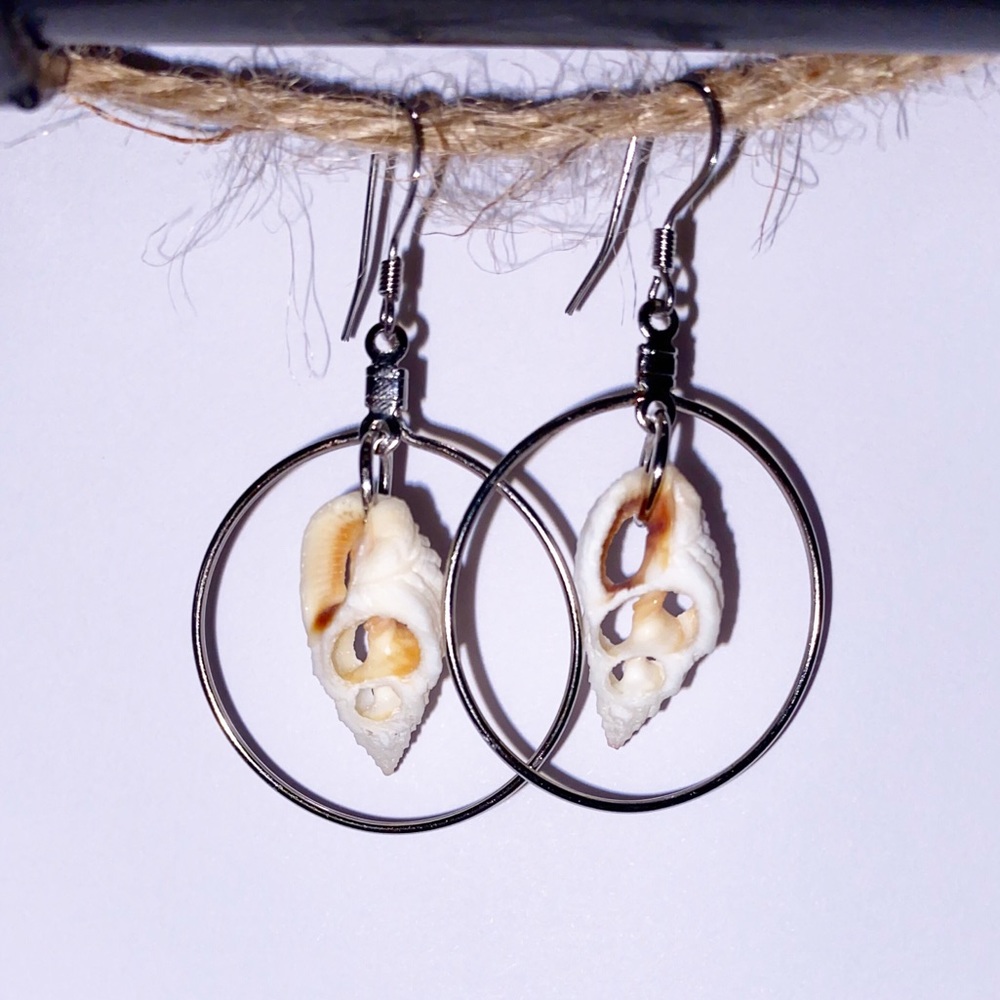 Shell Hoop Earrings